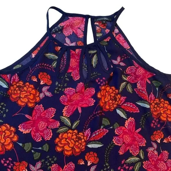 Stitch Fix Papermoon Top  Walita Cut Out Detail‎ Floral Blouse - Small - Picture 5 of 7